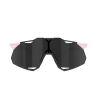 100% HYPERCRAFT XS (Matte Stone Grey - HiPER Crimson Silver Mirror Lens)