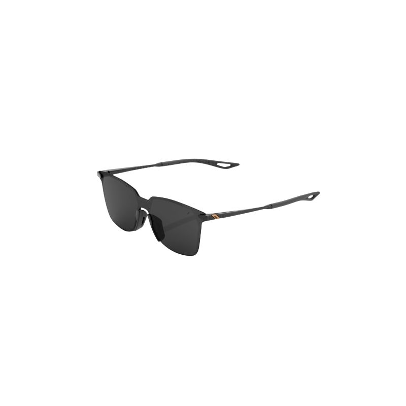 Gafas de sol 100% LEGERE SQUARE (Negro pulido - Lente ahumada)