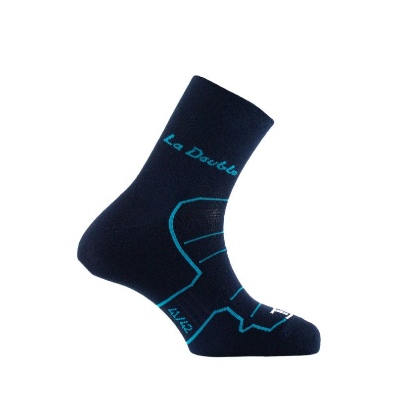 Wandelsokken Thyo SOCQUETTE LA DOUBLE CLUB (MARINE/TURQUOISE)