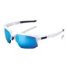 100% SPEEDCOUPE (Matte White - HiPER Blue Multilayer Mirror Lens)