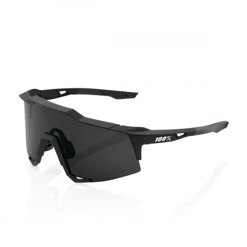 Lunettes de soleil 100% SPEEDCRAFT (SOFT TACT BLACK - SMOKE LENS)