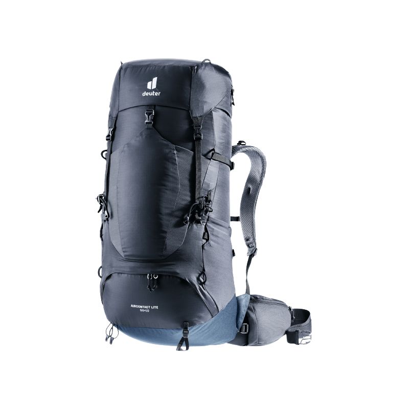 Vandrerygsæk Deuter Aircontact Lite 50+10 (sort-marine)