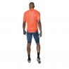 Odlo T-paita s/u kaulus s/s full zip ZEROWEIG (firelight)