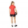 Odlo T-Shirt s/u collar s/s 1/2 zip ESSENTIAL (american beauty - cayenne)