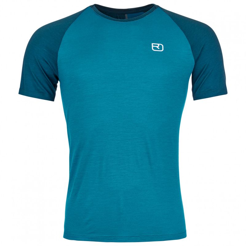 Miesten Ortovox 120 Tec Fast Mountain TS M (vuoriston sininen) T-paita.