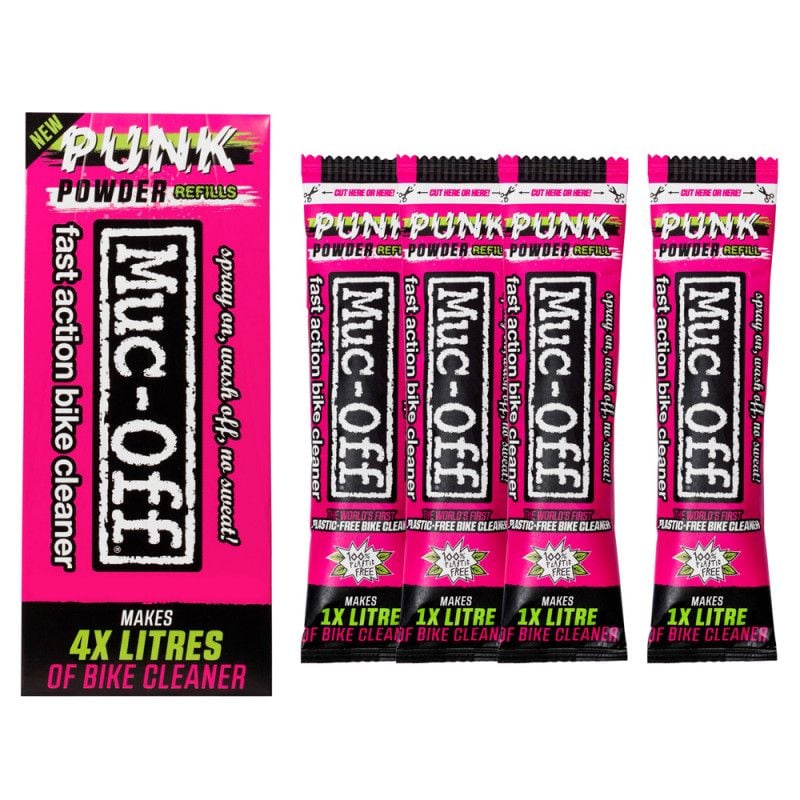 MUC OFF Punk Powder Bike Cleaner Fahrrad-Reiniger (4 Beutel)