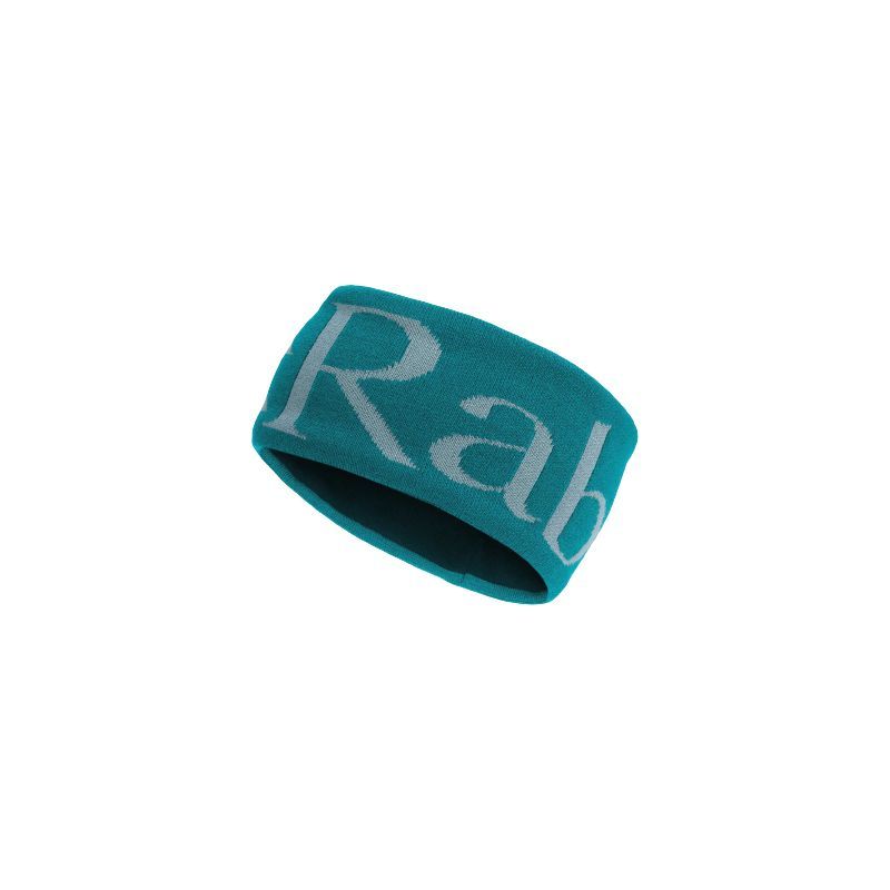 Bandeau RAB logo tricot (Aquamarine)