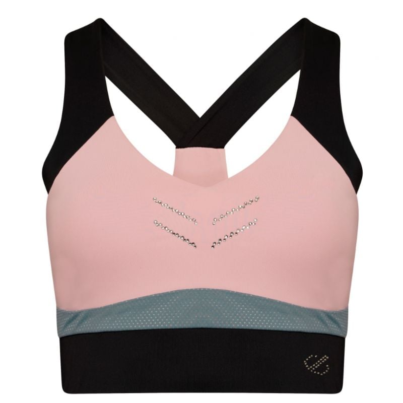 Sujetador Dare2B Crystallize Bra (PwdrPink/Blk) Mujer