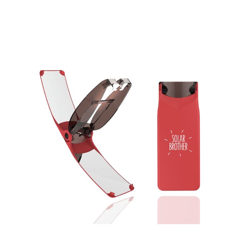 Briquet solaire Solar Brother SunCase Gear (Rouge)