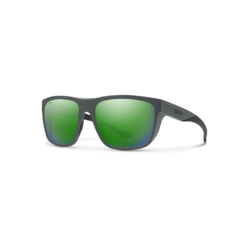 Aurinkolasit Smith Barra (matta sementti ChromaPop Polarized / vihreä peili)