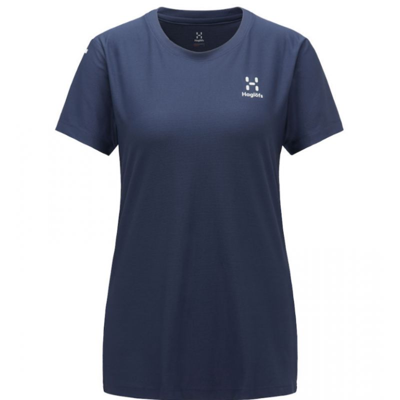 T-skjorte for kvinner Haglöfs LIM Tech Tee (Tarnblå)