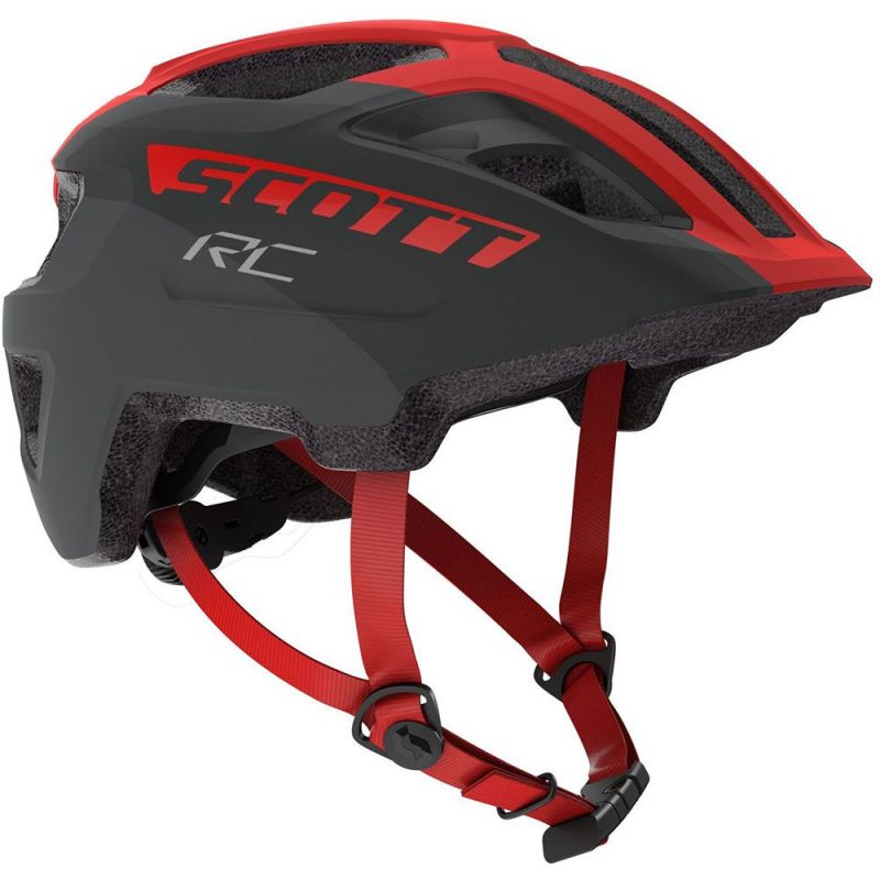 Casco SCOTT Jr Spunto (Gris rojo) casco de bicicleta de montaña para niños