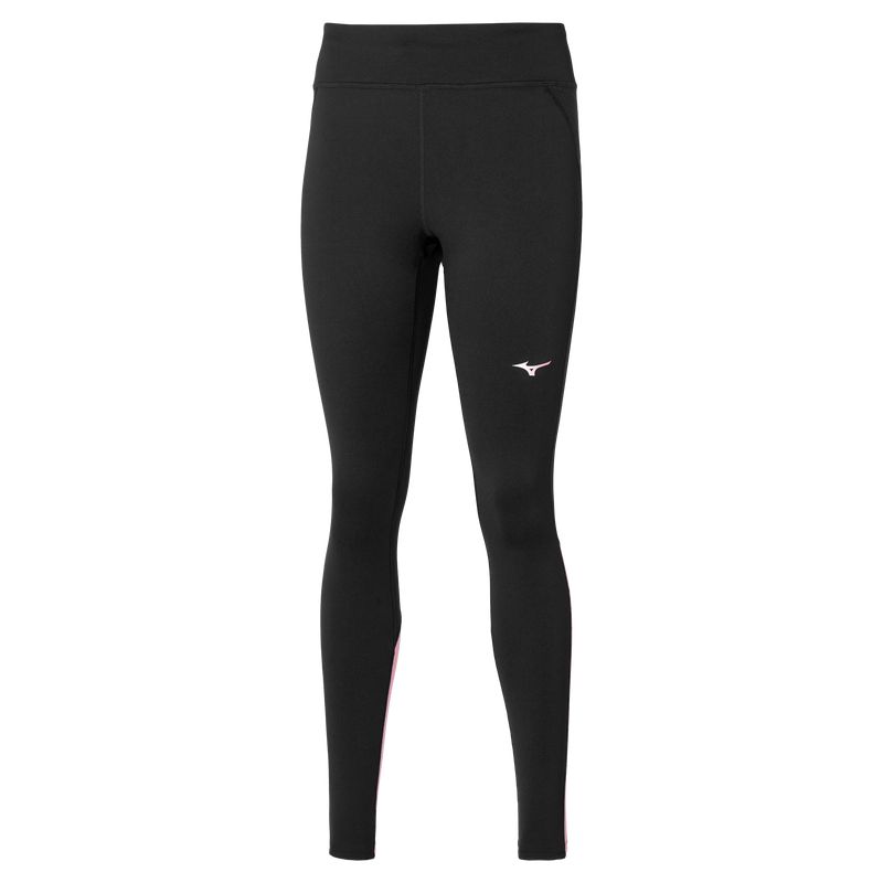 Termiske løbetights til kvinder Mizuno Warmalite Tight (Black/Sangria Sunset)