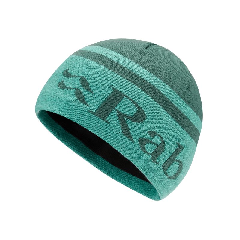 Rab Logo Band Beanie (grøn skifer/gletscherblå)