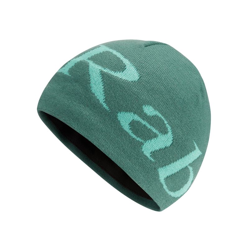 Rab Logo mössa (Green Slate/Glacier Blue)