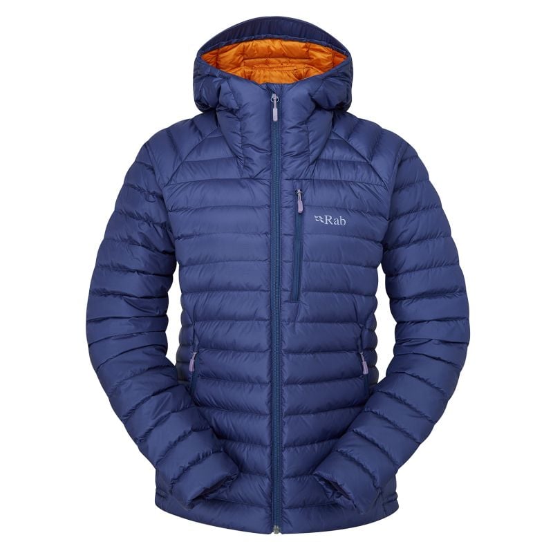 Donna Rab Giacca alpina Microlight (Patriot Blue/Marmelade)