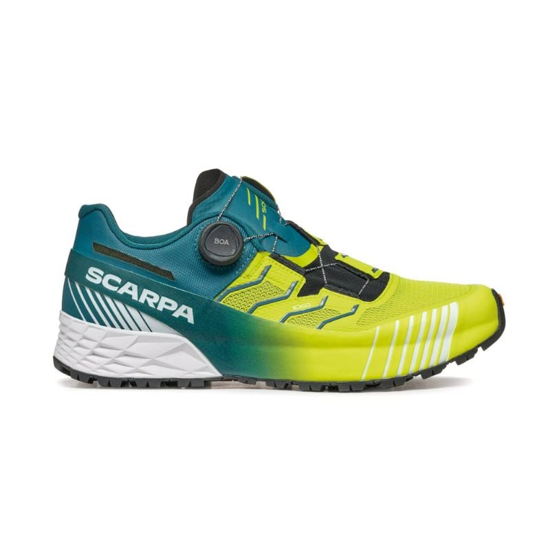 Chaussures de trail running Scarpa Ribelle Run Kalibra HT (Lime Green/Deep Lagoon) Homme