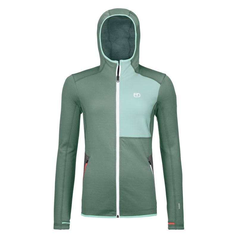 Dam Ortovox FLEECE HOODY W (arctic grey) fleece