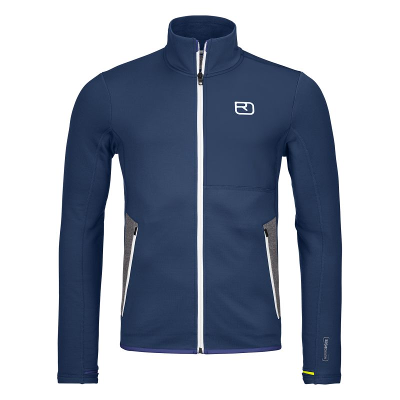 Ortovox FLEECE JACKET M (djupt hav)