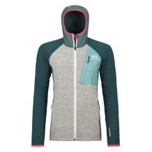 Ortovox FLEECE GP CLASSIC KNIT HOODY W (poolgrijs)