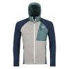 Heren fleece met capuchon Ortovox Fleece GP CLASSIC KNIT HOODY M (arctic grijs)