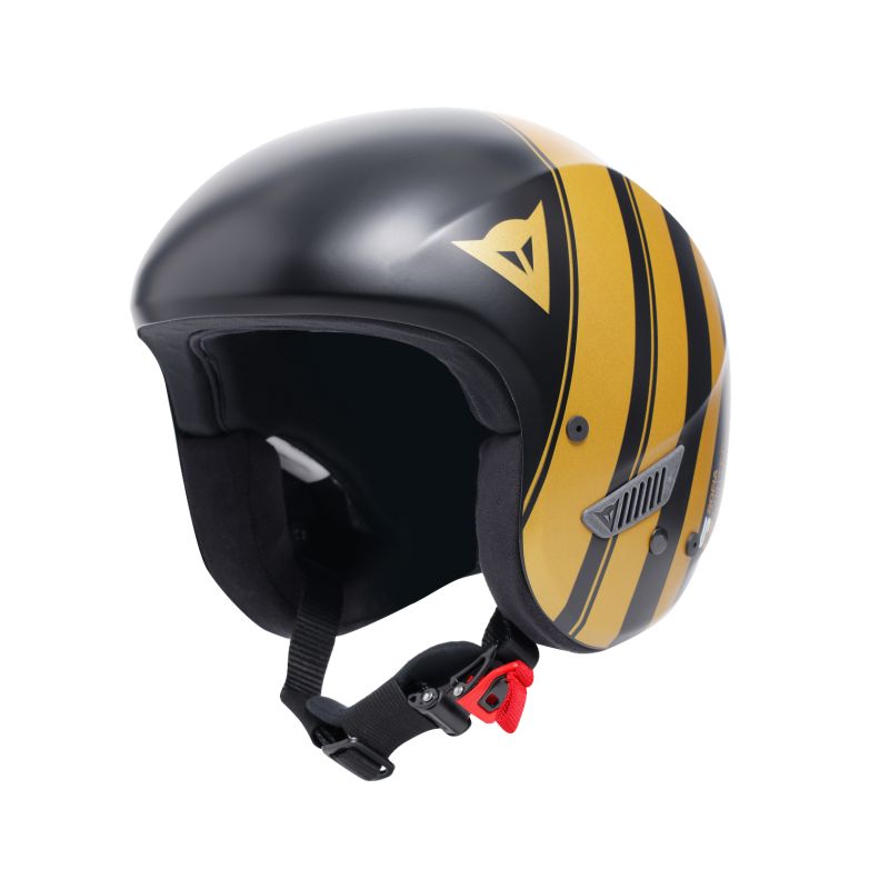Kilpailuski kypärä Dainese R001 SOFIA GOGGIA (MUSTA/KULTA)