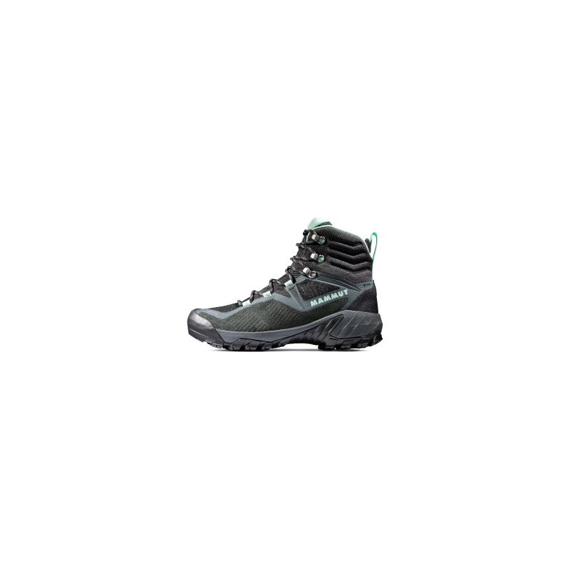 Dames wandelschoen Mammut Sapuen High GTX (Dark sttel - neo mint)