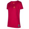 Maglietta da arrampicata da donna La Sportiva Arrampicata sulla Luna (Fucsia/Giallo)