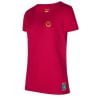 La Sportiva Klatring på månen T-skjorte W (Fucsia/Giallo)