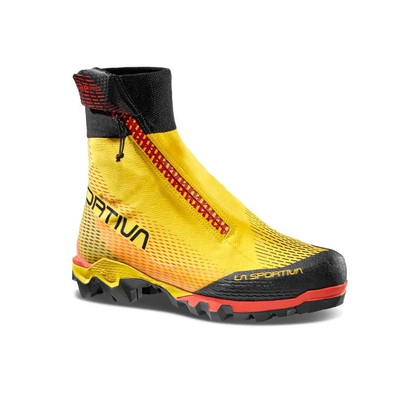 Vuorikiipeilykengät La Sportiva Aequilibrium Speed Gore-Tex (Musta / keltainen) Miesten saappaat