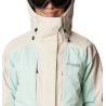 Columbia W Highland Summit Jacket-Dark Stone, Aqu (Marrone)