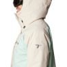 Columbia W Highland Summit Jacket-Dark Stone, Aqu (Marrone)