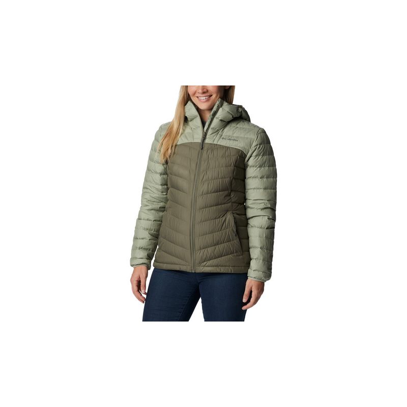 Chaqueta de pluma Columbia Westridge (Safari, Verde piedra)