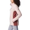 Columbia W Titan Pass 3.0 Full Zi-Rosa Polvo, Abeja (Rojo)