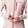 Columbia W Titan Pass 3.0 Full Zi-Dusty Pink, Bee (rød)