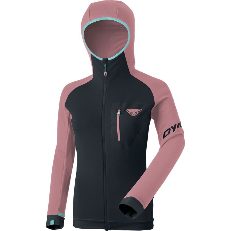 Naisten hupullinen takki Dynafit RADICAL PTC W JKT (mokarosa/3010)