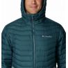 Columbia M Westridge Down Hooded -Metal, Night Wa (verde)