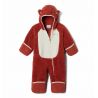 Columbia Foxy Baby Sherpa Bunting-Warp Red, Chalk (Orange)