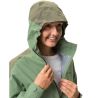 Vaude Giacca da pioggia Moab II da donna (verde salice)