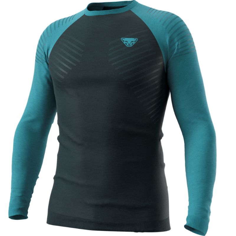 Unterhemd Dynafit TOUR LIGHT MERINO M L/S (storm blue) Mann