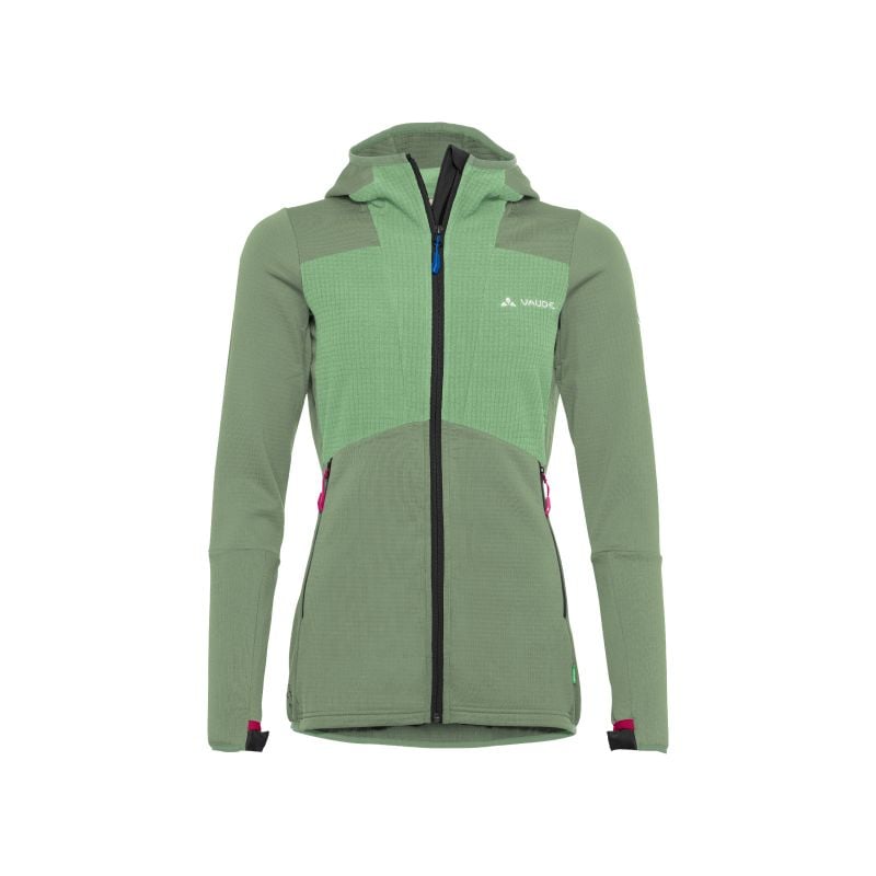 Veste polaire Vaude Monviso Hooded Grid (aloe vera) femme