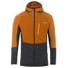 VAUDE Men's Monviso Hooded Grid Fleece Jacket (silt brown)
