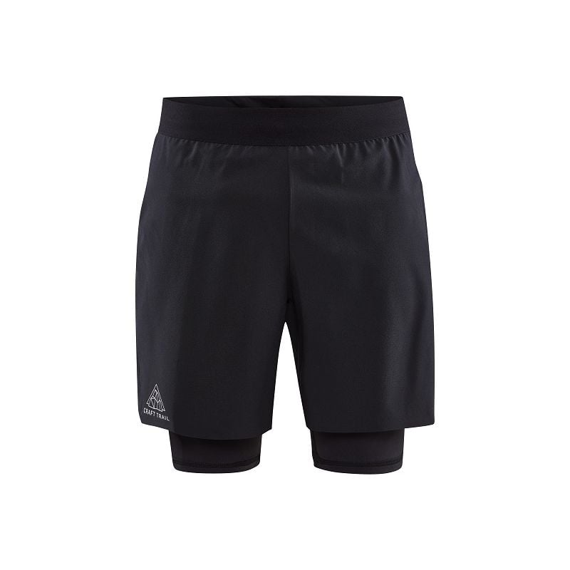 Short CRAFT PRO TRAIL 2IN1 (Black) homme