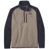 Polar fleece Patagonia M's Better Sweater 1/4 Zip (Oar Tan) Man
