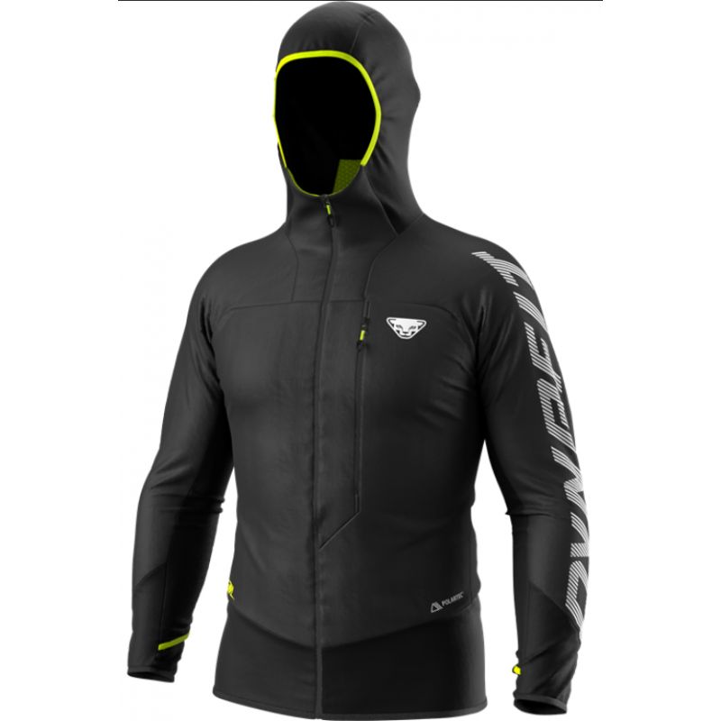 Giacca da sci alpinismo da uomo Dynafit DNA PTC ALPHA JKT M (nero out NEON YELLOW)
