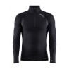 Långärmad T-shirt för herrar Craft ACTIVE EXTREME X ZIP LS (Black)