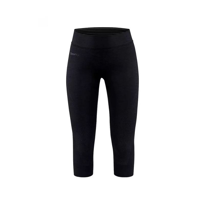 Collant jambes mi-longues CRAFT CORE DRY ACTIVE COMFORT KNICKE (black) femme