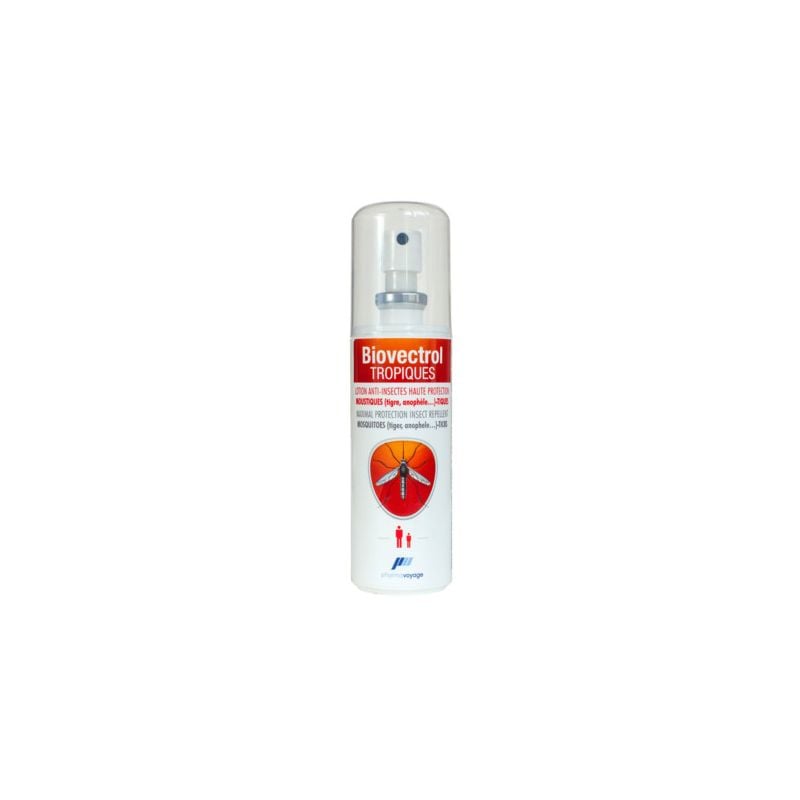 Lotion mot mygg PharmaVoyage Biovectrol Tropiques