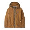 Patagonia W's Retro Pile Hoody til kvinder (Nest Brown m/New Green) fleece