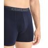 Boxer da uomo Icebreaker Anatomica Zone (nero / chiaro di luna)